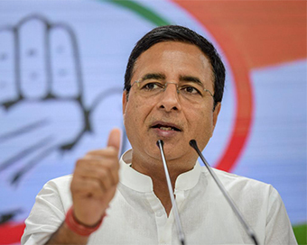 Congress spokesperson Randeep Singh Surjewala (file photo)